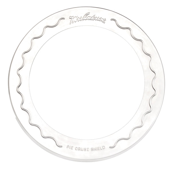 Mrs. Anderson’s Baking Pie Crust Protector Shield, Fits 9.5-Inch and 10-Inch Pie Plates; Set of 2