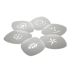 Aerolatte Cappuccino Art Stencils, Set of 6