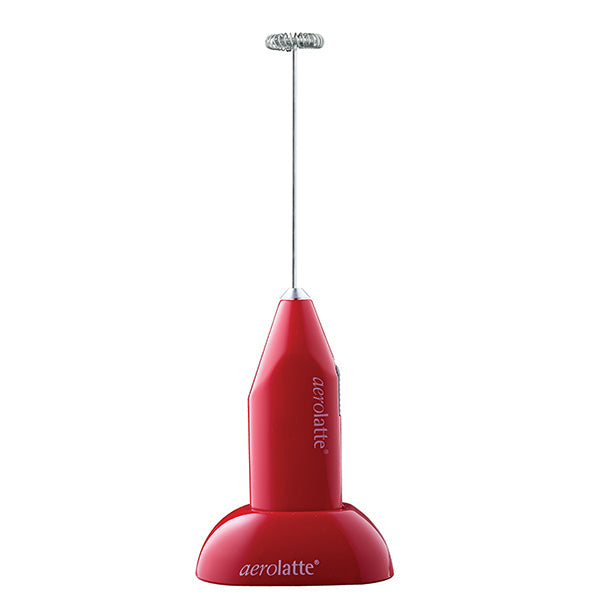 Aerolatte Milk Frother with Stand, Red