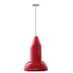 Aerolatte Milk Frother with Stand, Red