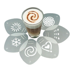 Aerolatte Milk Frother with Cappuccino Art Stencils Set